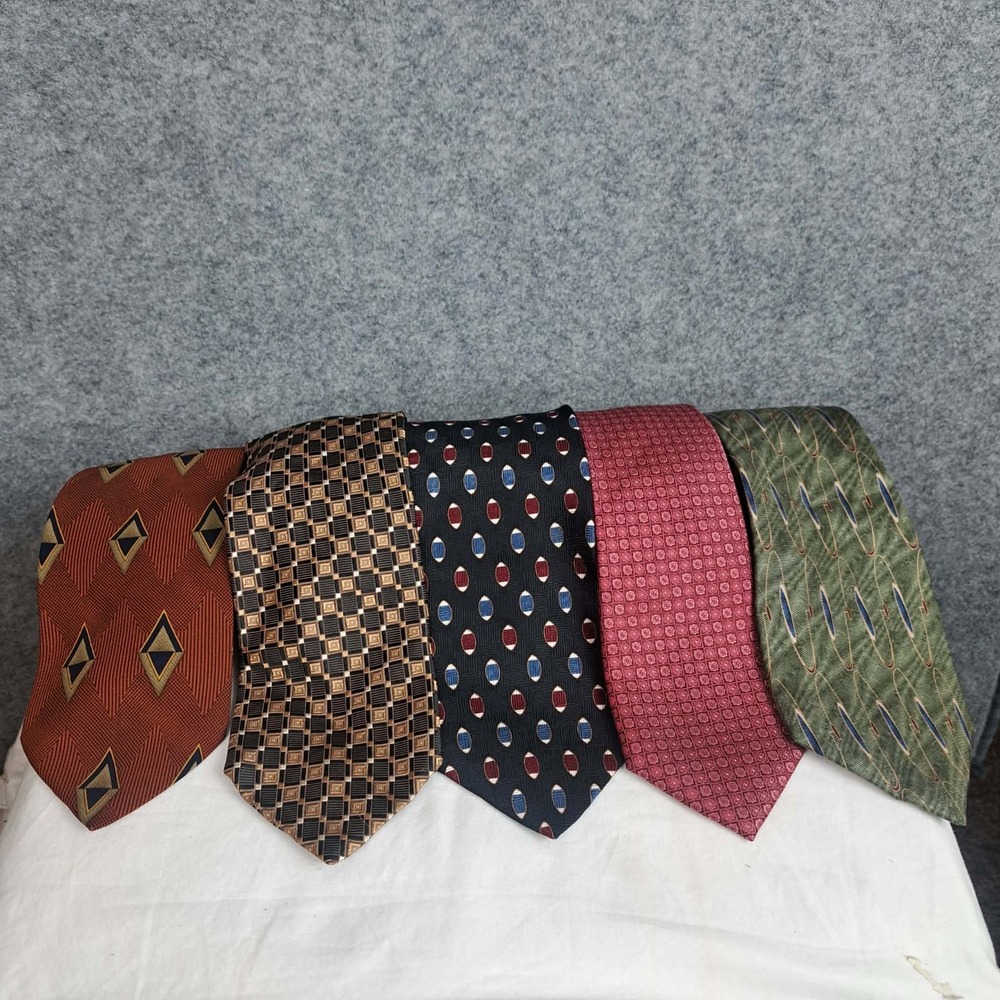 Men's Necktie Assorted Brand, Lot of 5